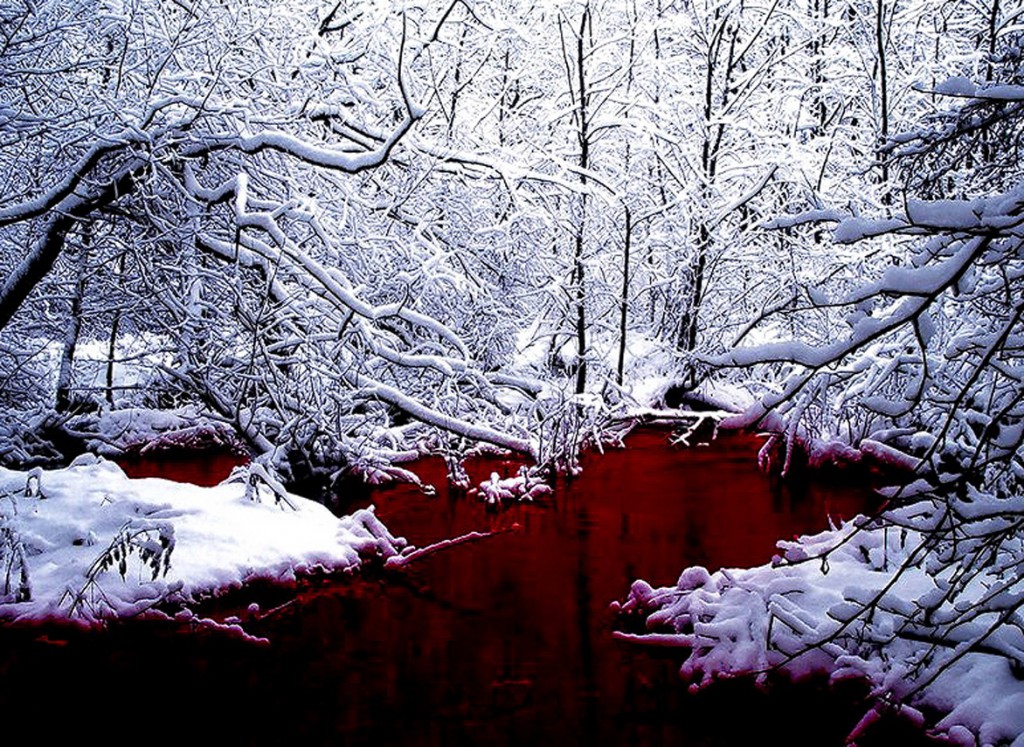 blood-snow-winter-ice