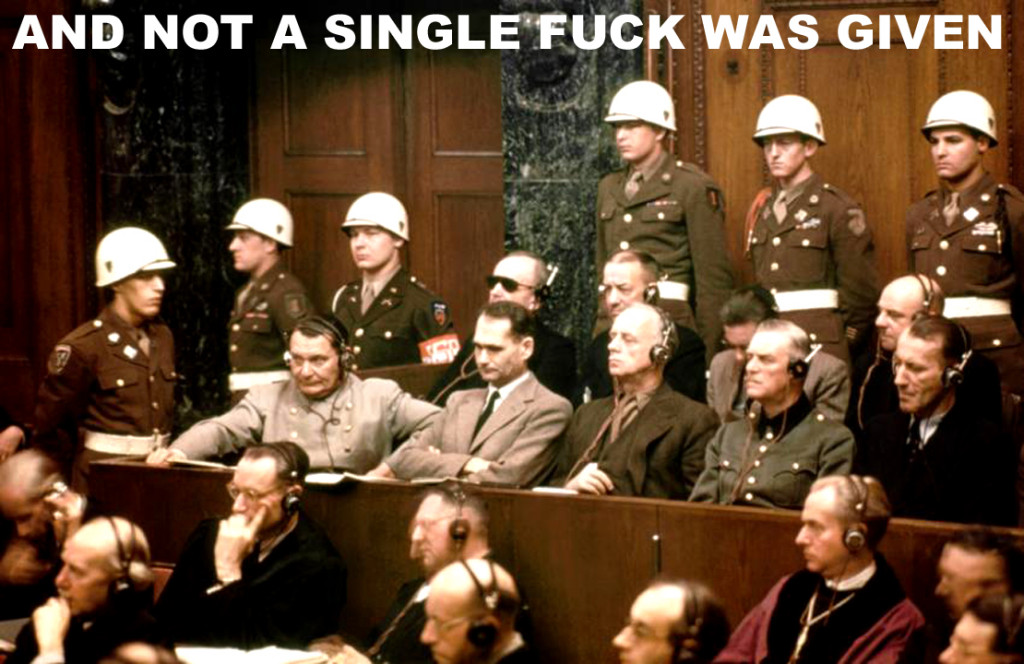 Defendants At Nuremberg Trials