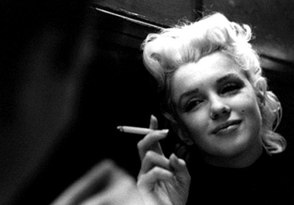 Marilyn Monroe with Cigarette