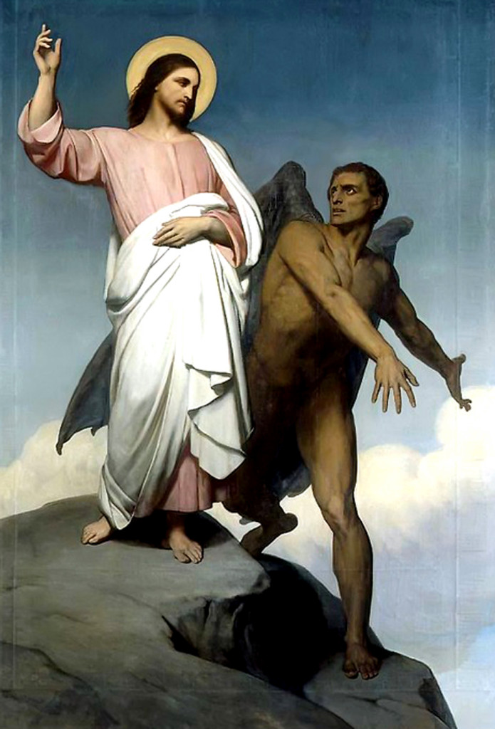 The Temptation of Christ Ary Scheffer, 1854