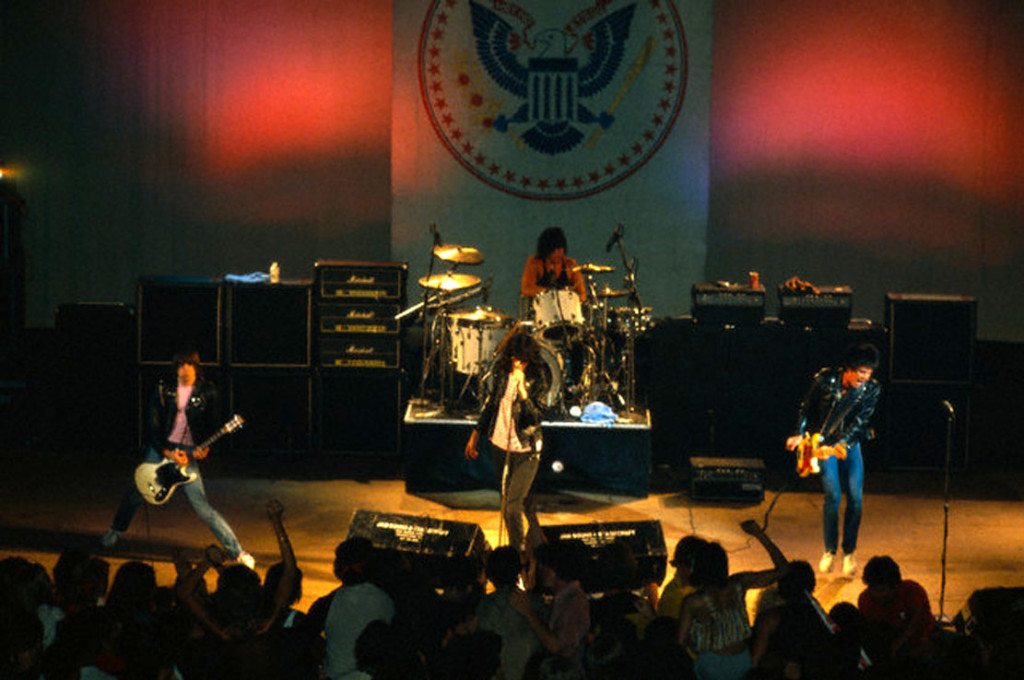 The Ramones Performing on Stage