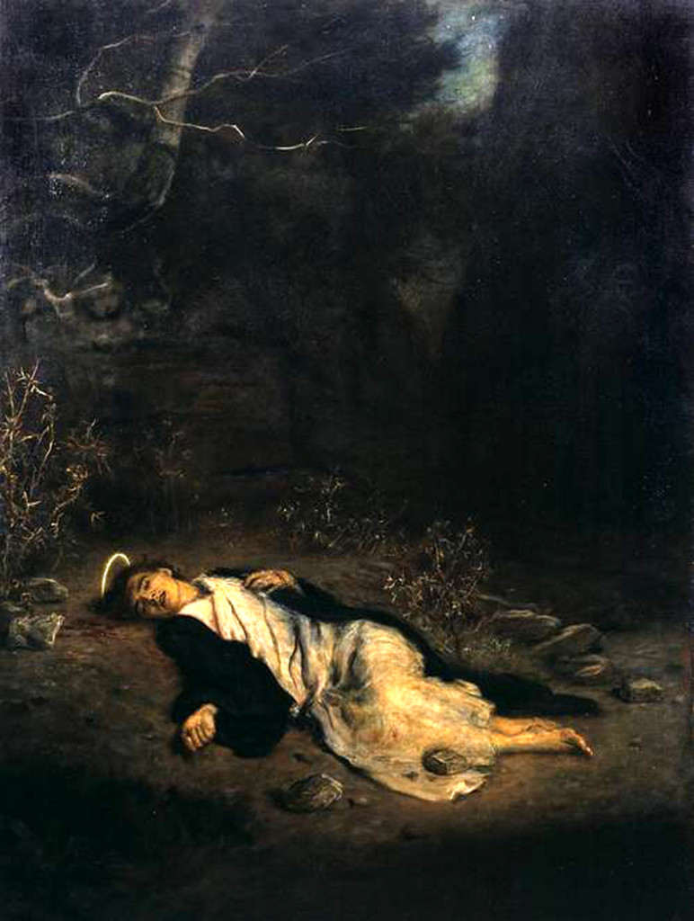 Saint Stephen 1895 by Sir John Everett Millais, Bt 1829-1896