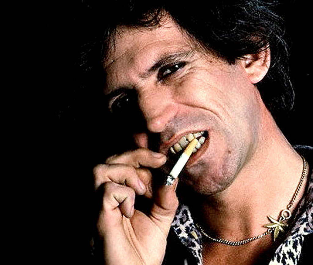 Keith Richards Smoking