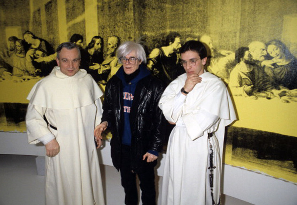 Andy Warhol In Front Of The Last Supper