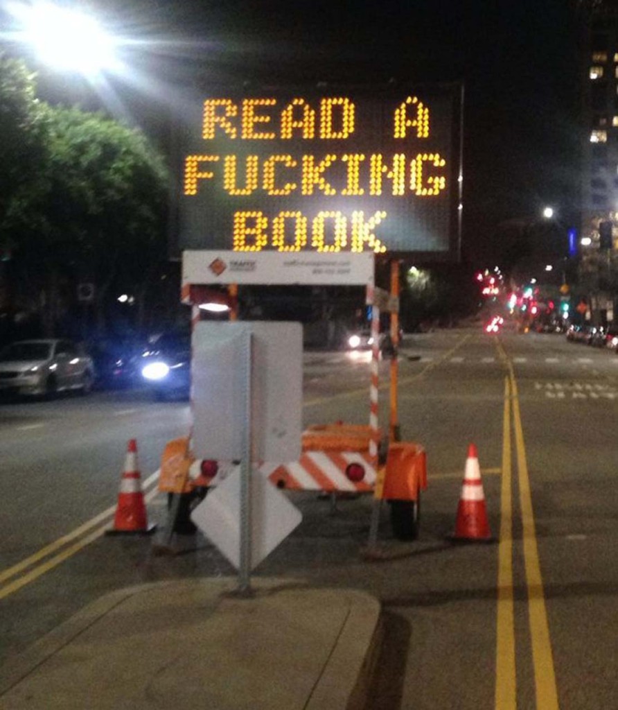 roadsign-hack-read-a-book-uncensored