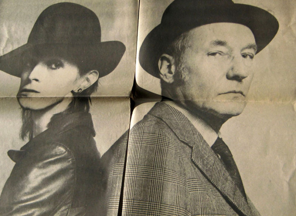 David Bowie, William S. Burroughs, Photo by Terry O'Neal, tour m