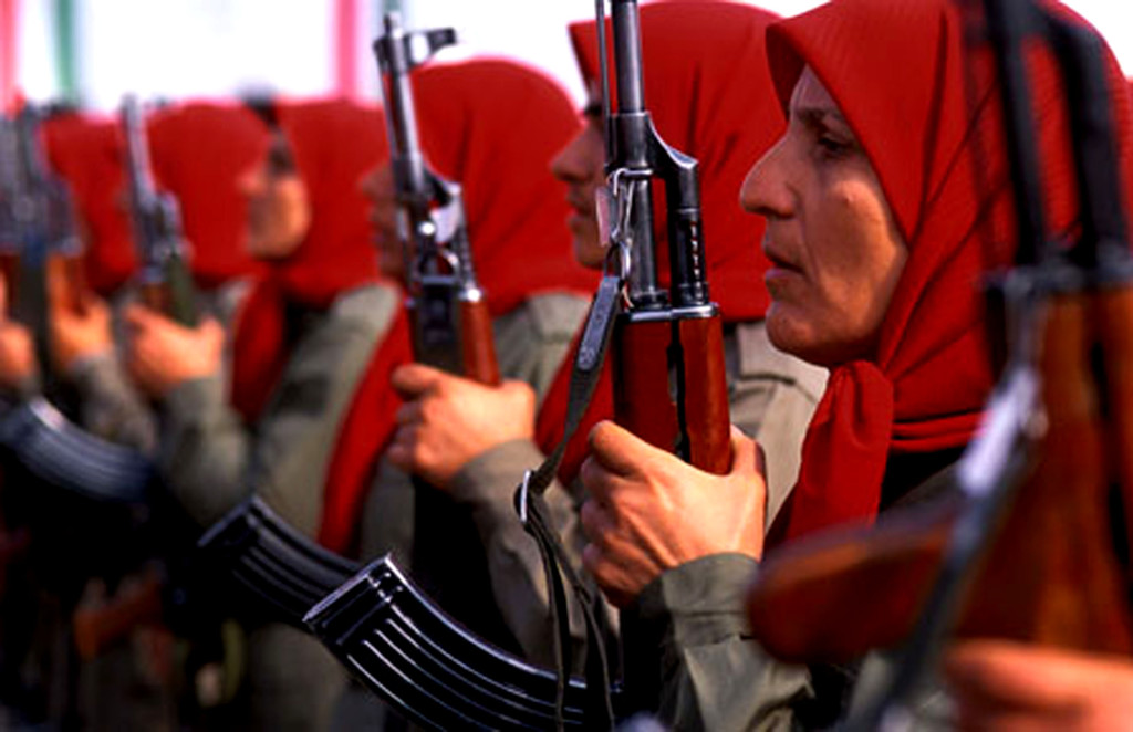 'IRAN'S WOMEN GO TO WAR'
