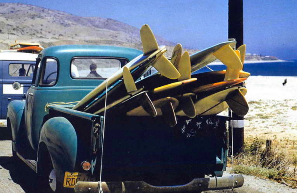leroy-grannis-pickup-truck-surf-board-photo