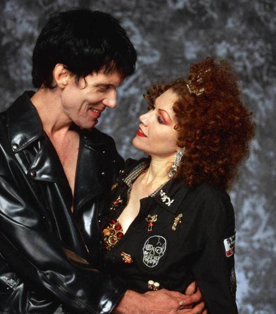 October 1990, San Francisco, California, USA --- Lux Interior and Poison Ivy of The Cramps rock band at the Gathering of the Tribes music festival. --- Image by © Neal Preston/CORBIS