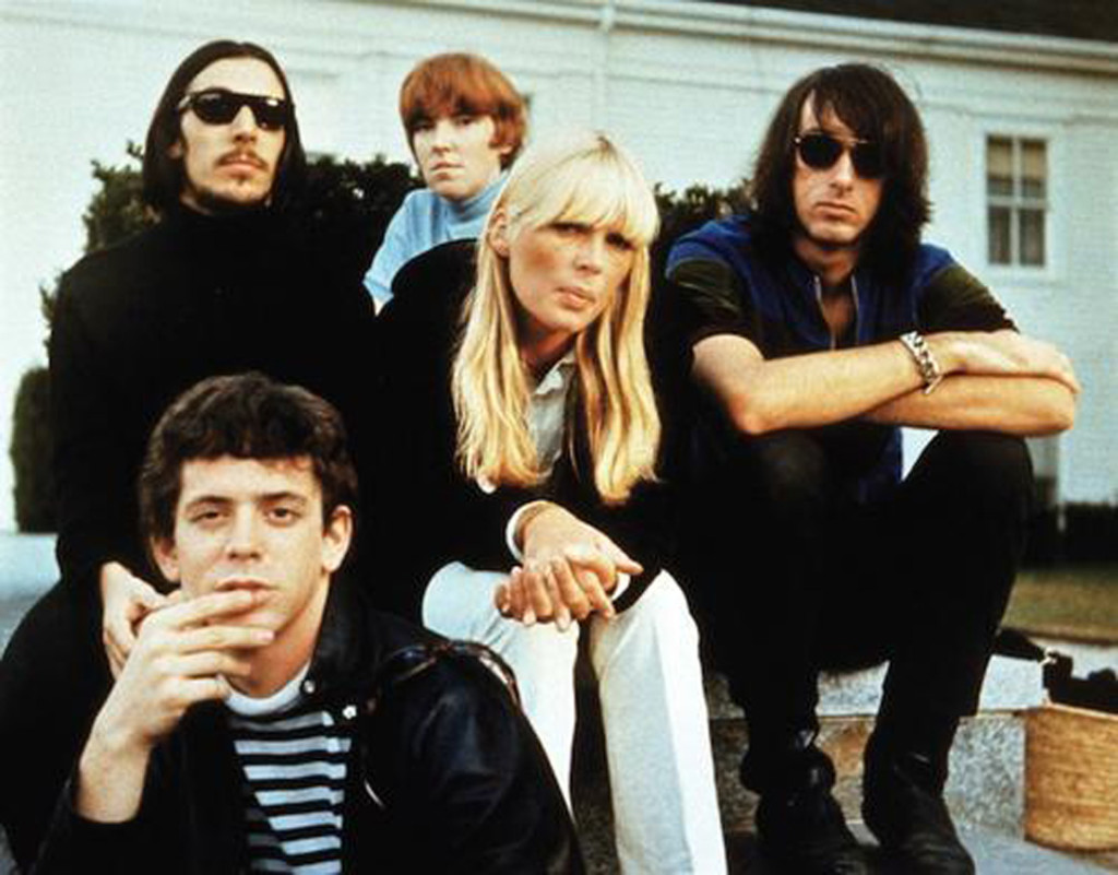 Velvet Underground - back l-r: Sterling Morrison, Maureen Tucker, Nico & Doug Yule, Lou Reed is front left.  (Photo courtesy: Pictorial Press/Cache Agency)