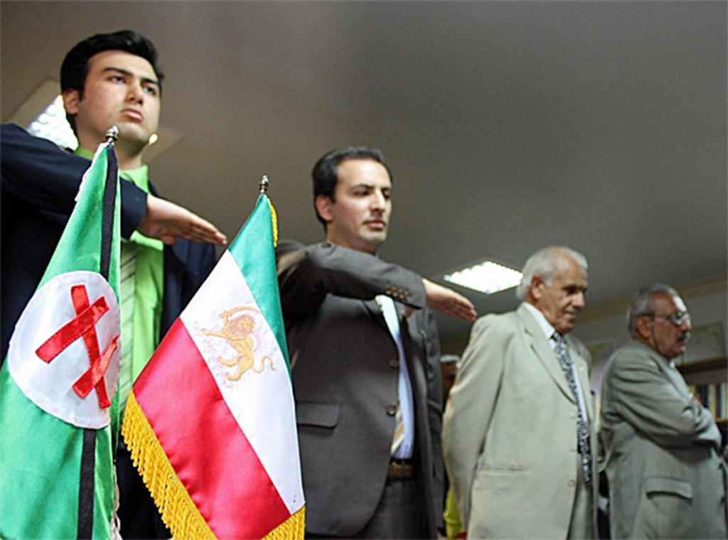 Pan Iranist Persian Aryan Salute Iran