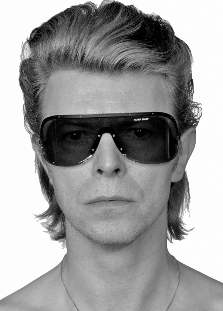 Bust Portrait of Singer and Actor David Bowie