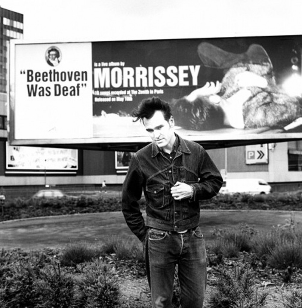 Morrissey, London, 1993 - Photo by Renaud Monfourny