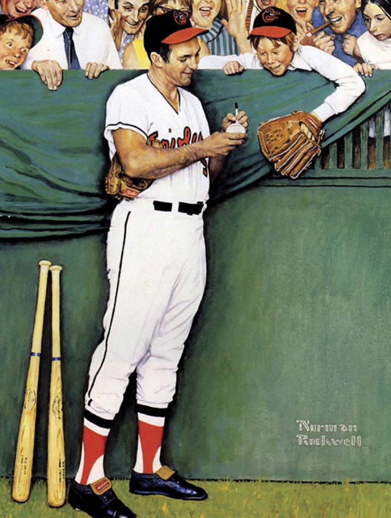 Gee Thanks Brooks by Norman Rockwell