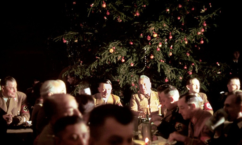 Hitler and Generals at his 1941 Christmas party.